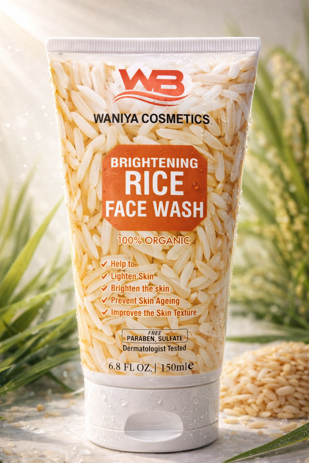 6-Rice Face Wash [350 Rs] 150 ml